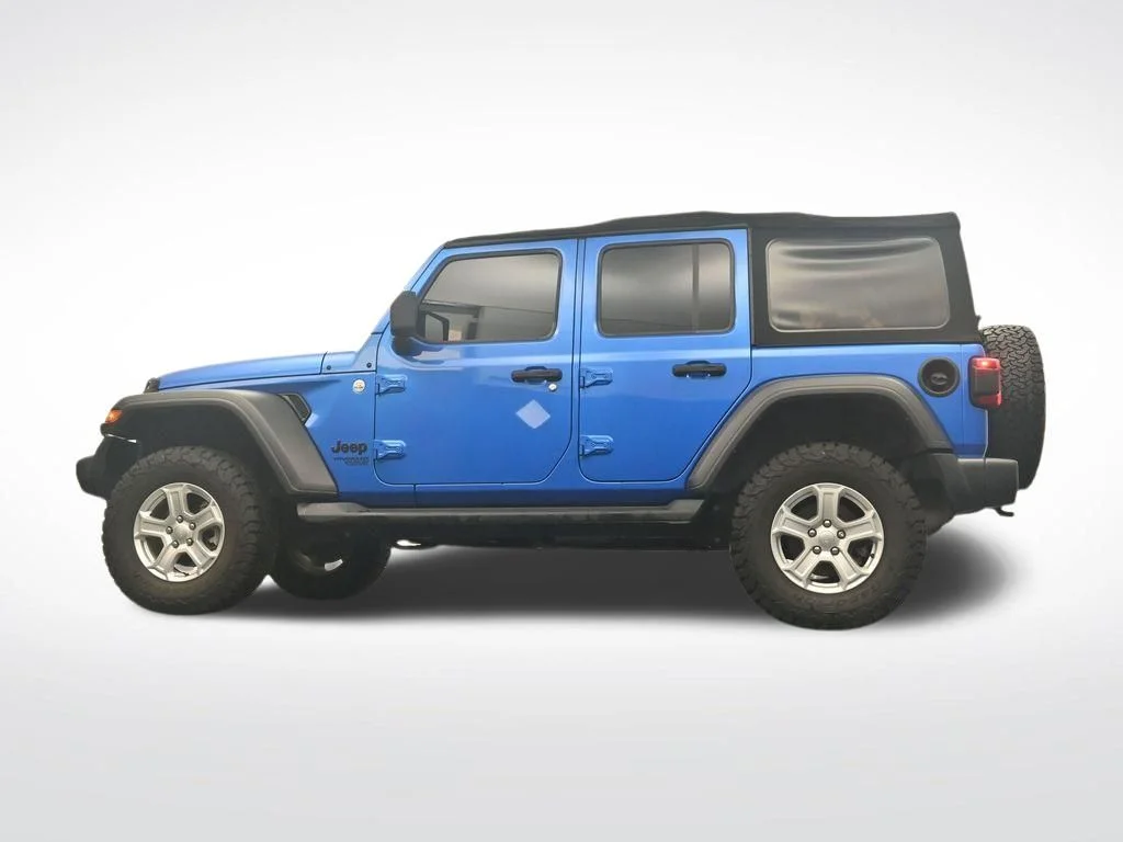 Used 2021 Blue Jeep Unlimited Sport S image 37