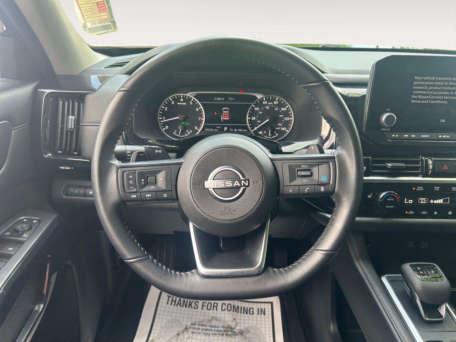 Used 2025 Super Black Nissan SV image 12