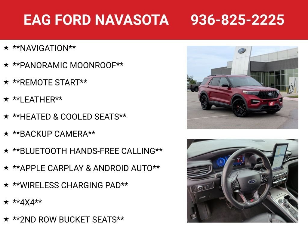 Used 2020 Rapid Red Metallic Tinted Clearcoat Ford ST image 4