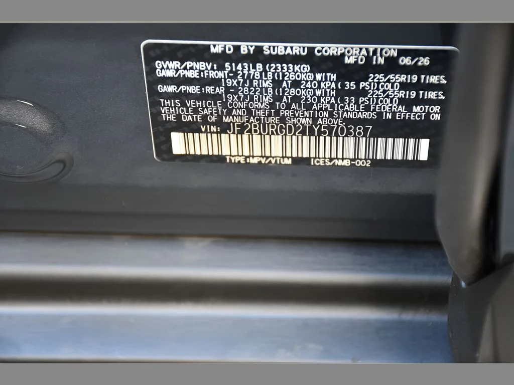 New 2026 MAGNETITE GRAY METALLIC Subaru Limited XT image 26