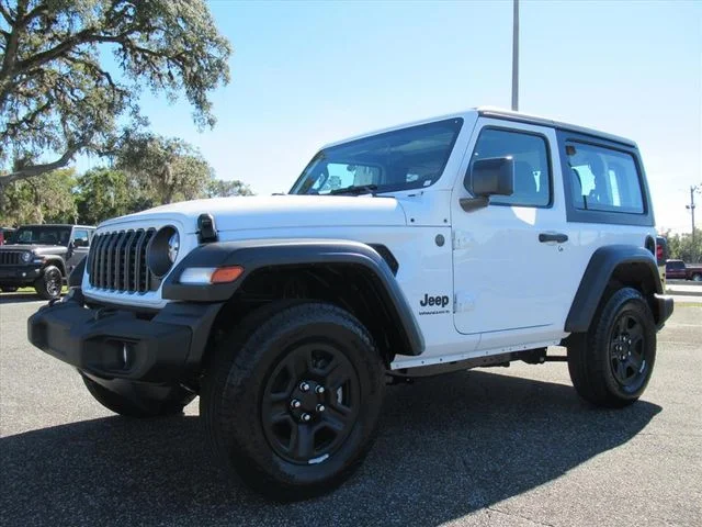New 2026 Bright White Clear-Coat Exterior Paint Jeep Sport image 3
