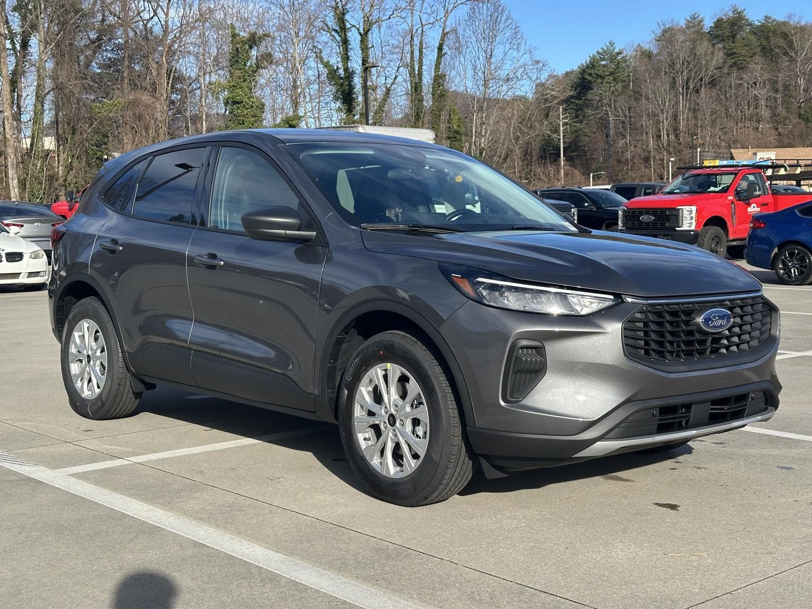 New 2026 Carbonized Gray Metallic Ford Active image 1