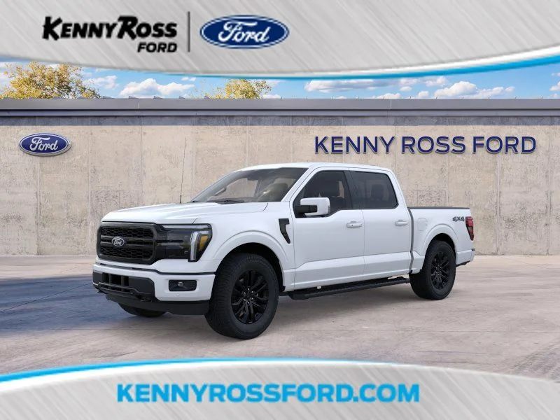 New 2026 Star White Metallic Tri-Coat Ford Lariat® image 1