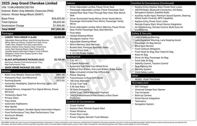 Used 2025 Gray Jeep Limited image 23