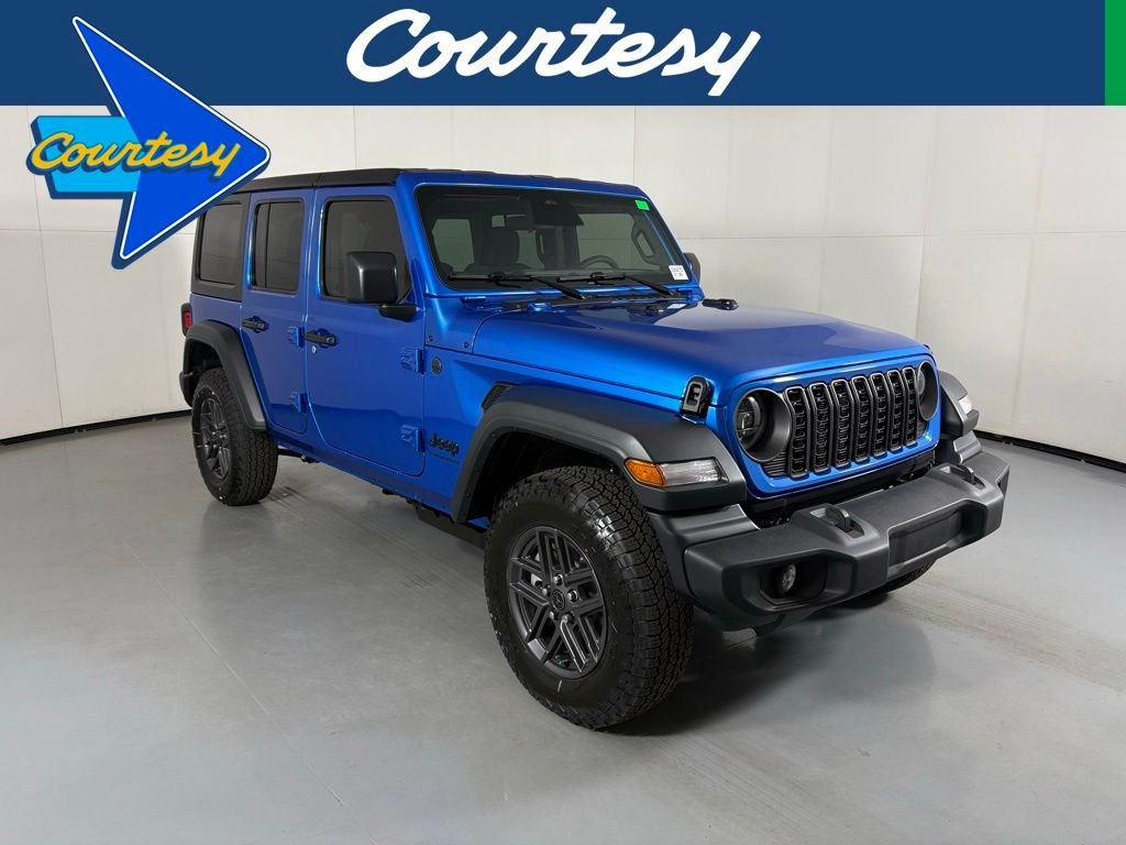 New 2026 Hydro Blue Pearl-Coat Exterior Paint Jeep Sport S image 1