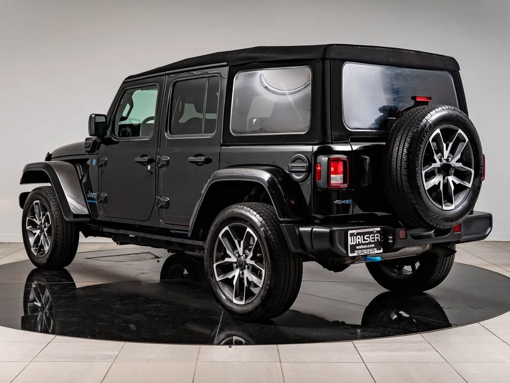 Used 2024 Black Clearcoat Jeep Sport S 4xe image 6