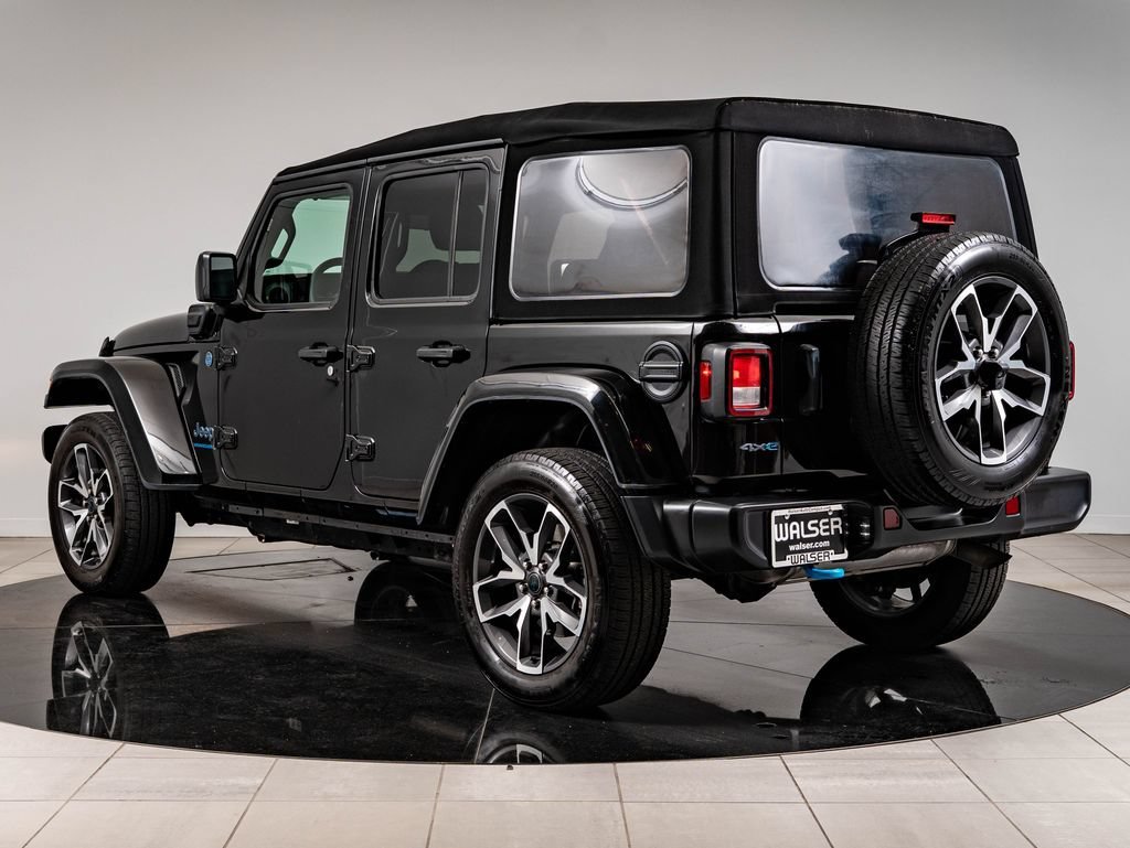 Used 2024 Black Clearcoat Jeep Sport S 4xe image 6