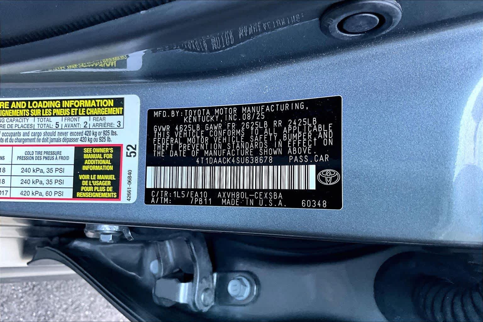 Used 2025 Heavy Metal Toyota SE image 34