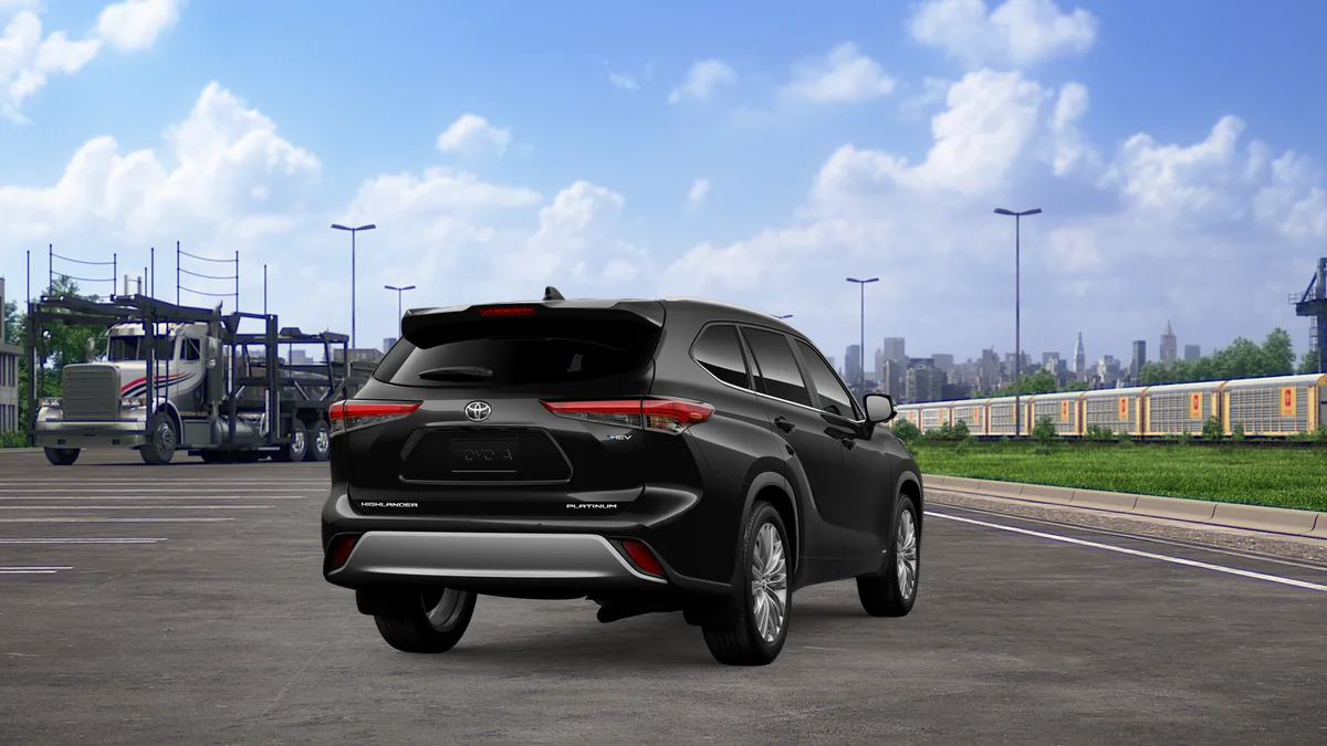 New 2026 Midnight Black Metallic Toyota Hybrid Platinum image 9