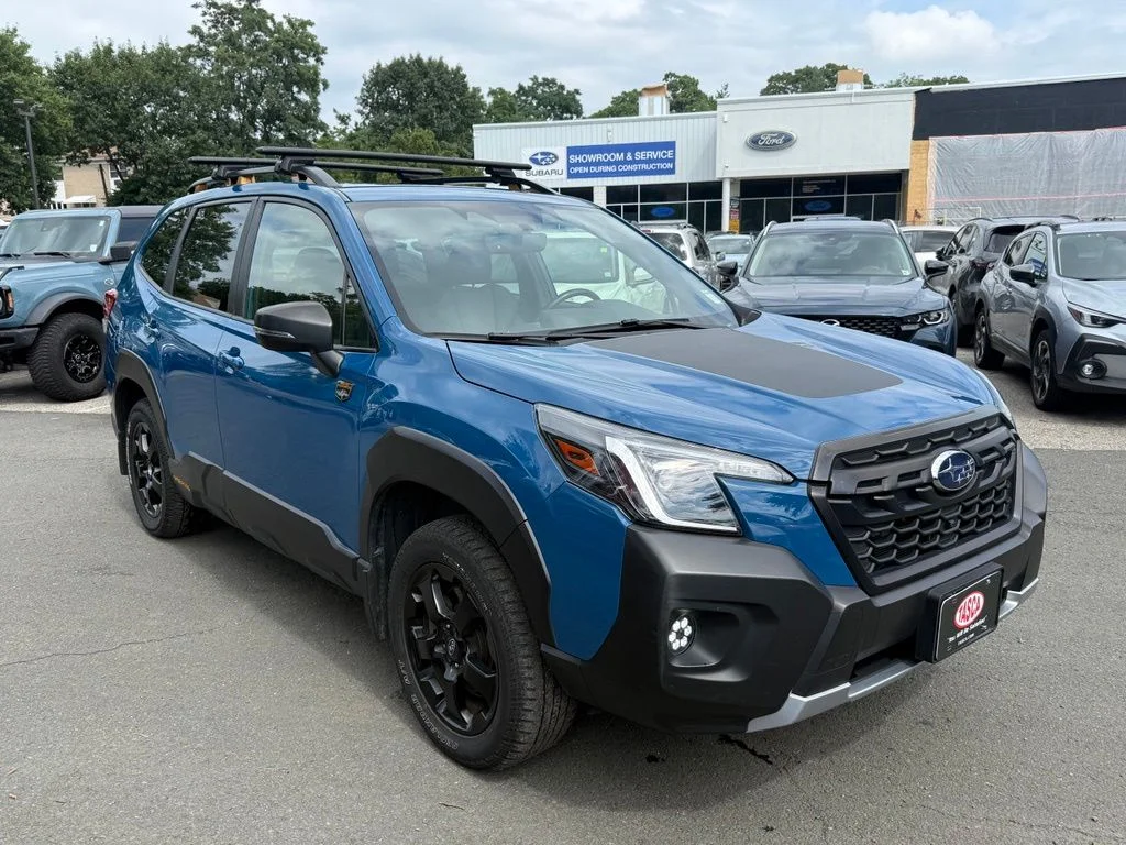 Used 2023 Geyser Blue Subaru Wilderness image 4