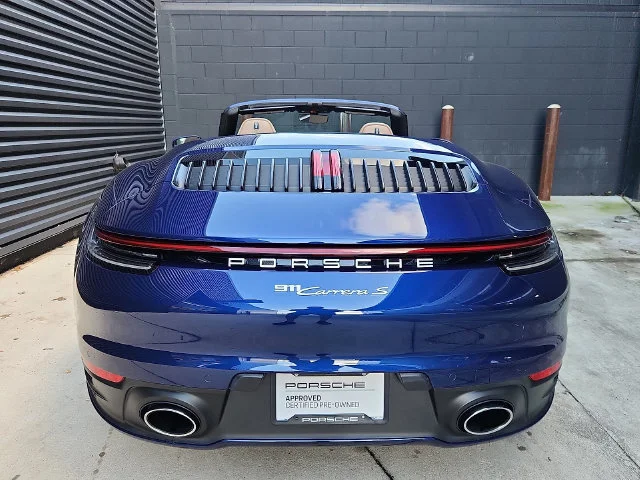 Certified Used 2024 Gentian Blue Metallic   1A Porsche Carrera 4 image 10