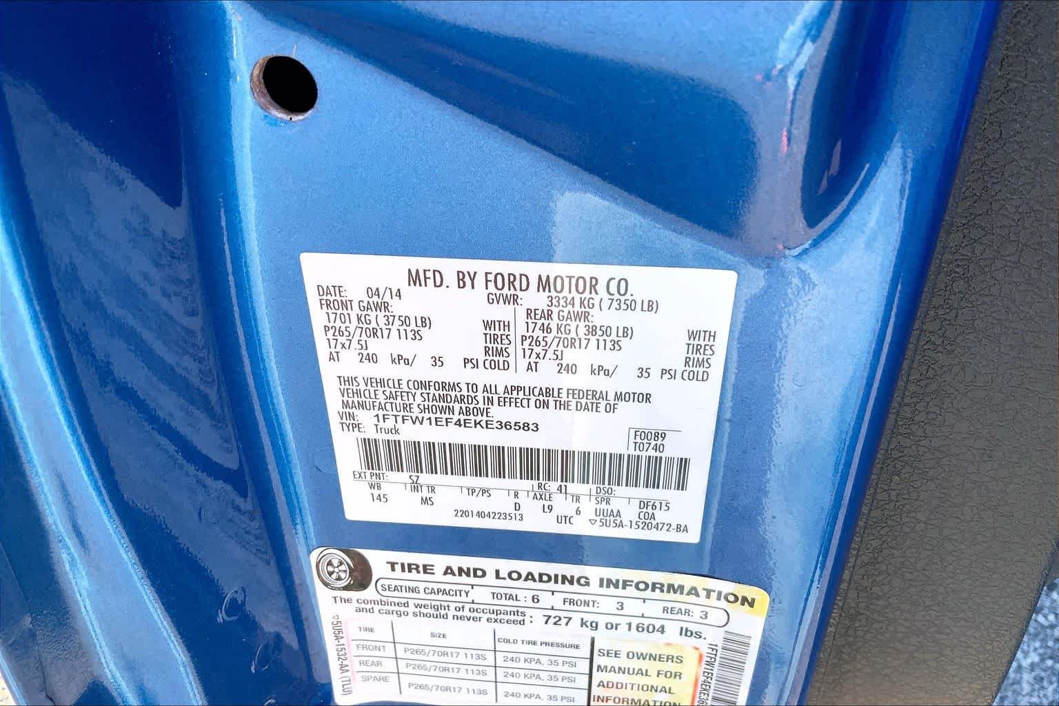 Used 2014 Blue Flame Metallic Ford XLT image 28