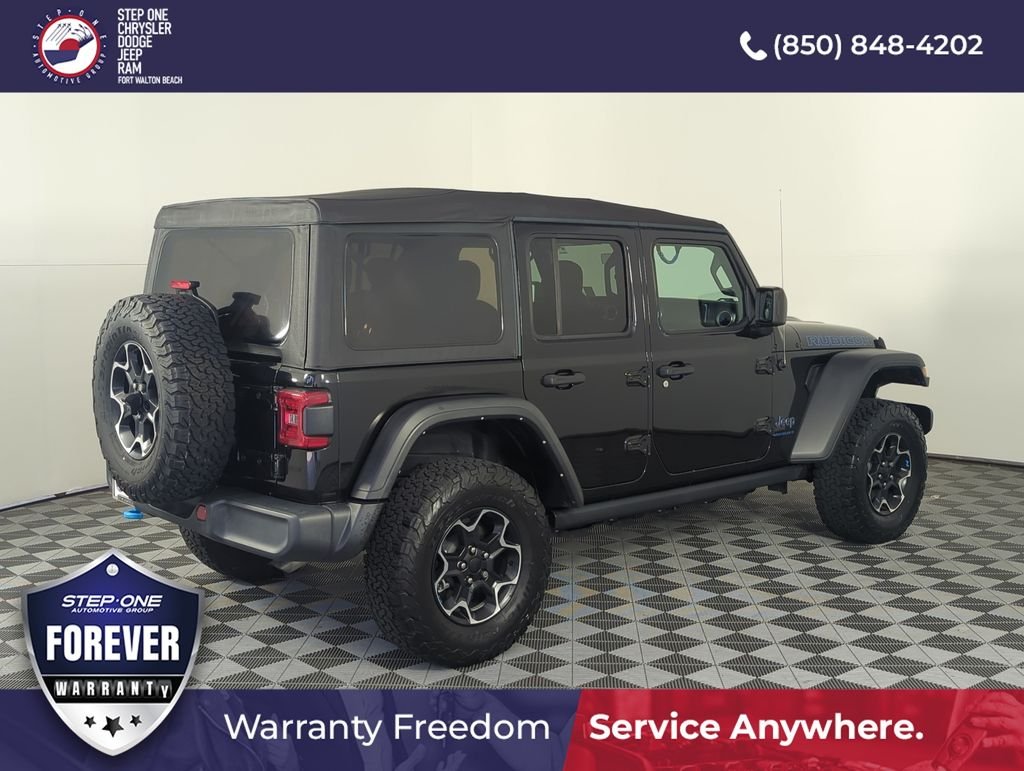 Used 2023 Black Jeep Rubicon 4xe image 6