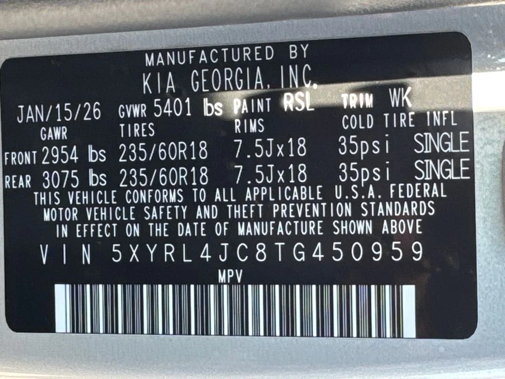 New 2026 Ivory Silver Kia S image 30