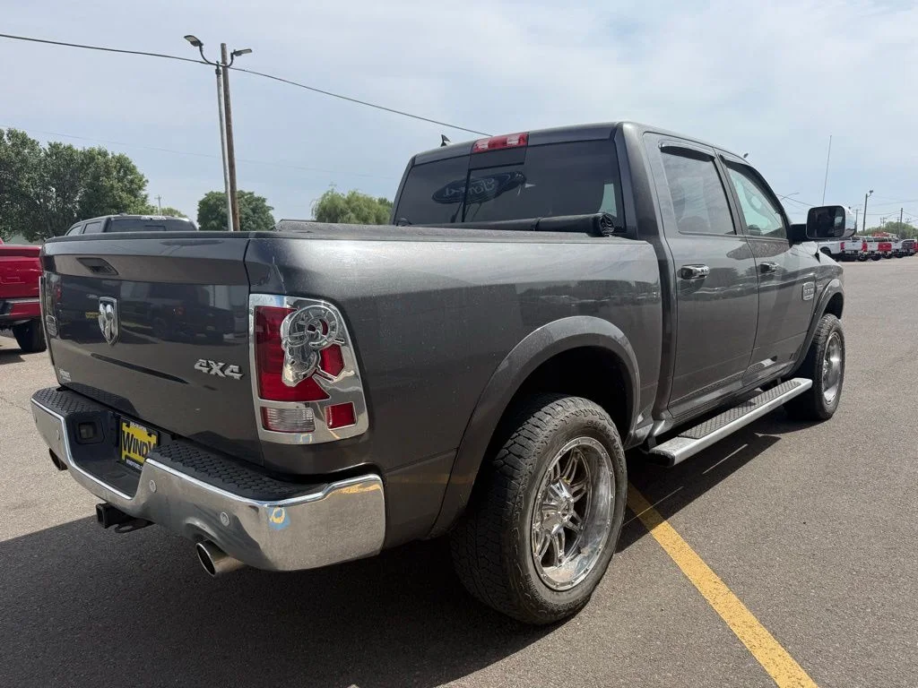 Used 2016 Granite Crystal Clearcoat Metallic Ram Laramie Longhorn image 8