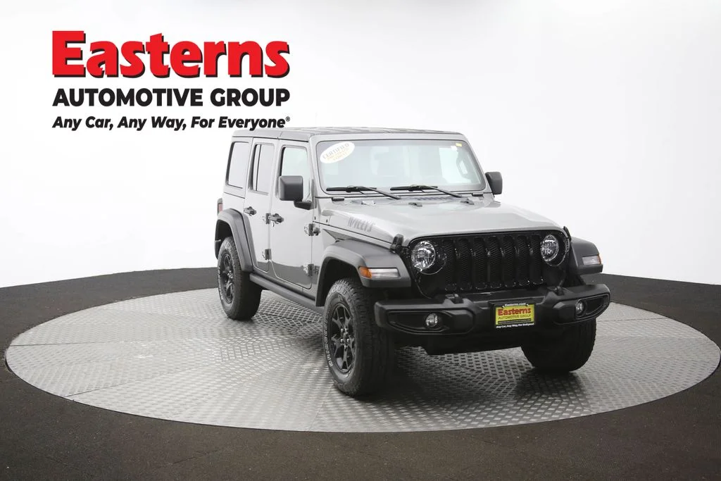 Used 2021 Gray Jeep Unlimited Willys image 48
