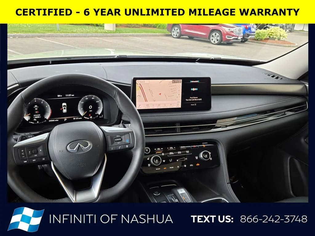 Certified Used 2023 White INFINITI LUXE image 11