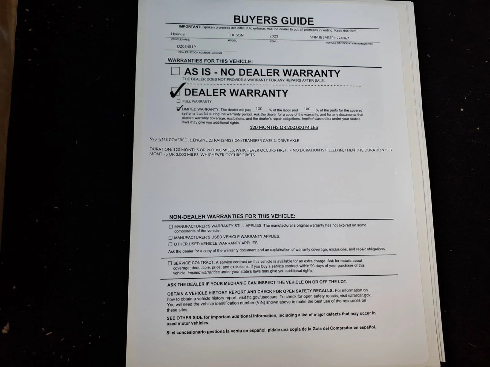 Used 2023 Portofino Gray Hyundai SEL image 36