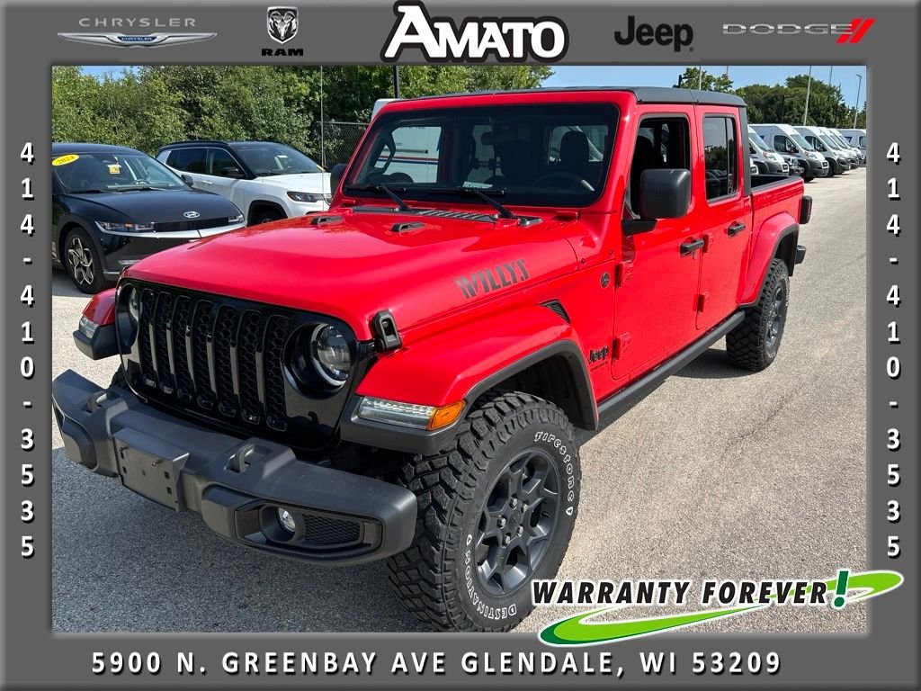 Used 2023 Red Jeep Willys image 1