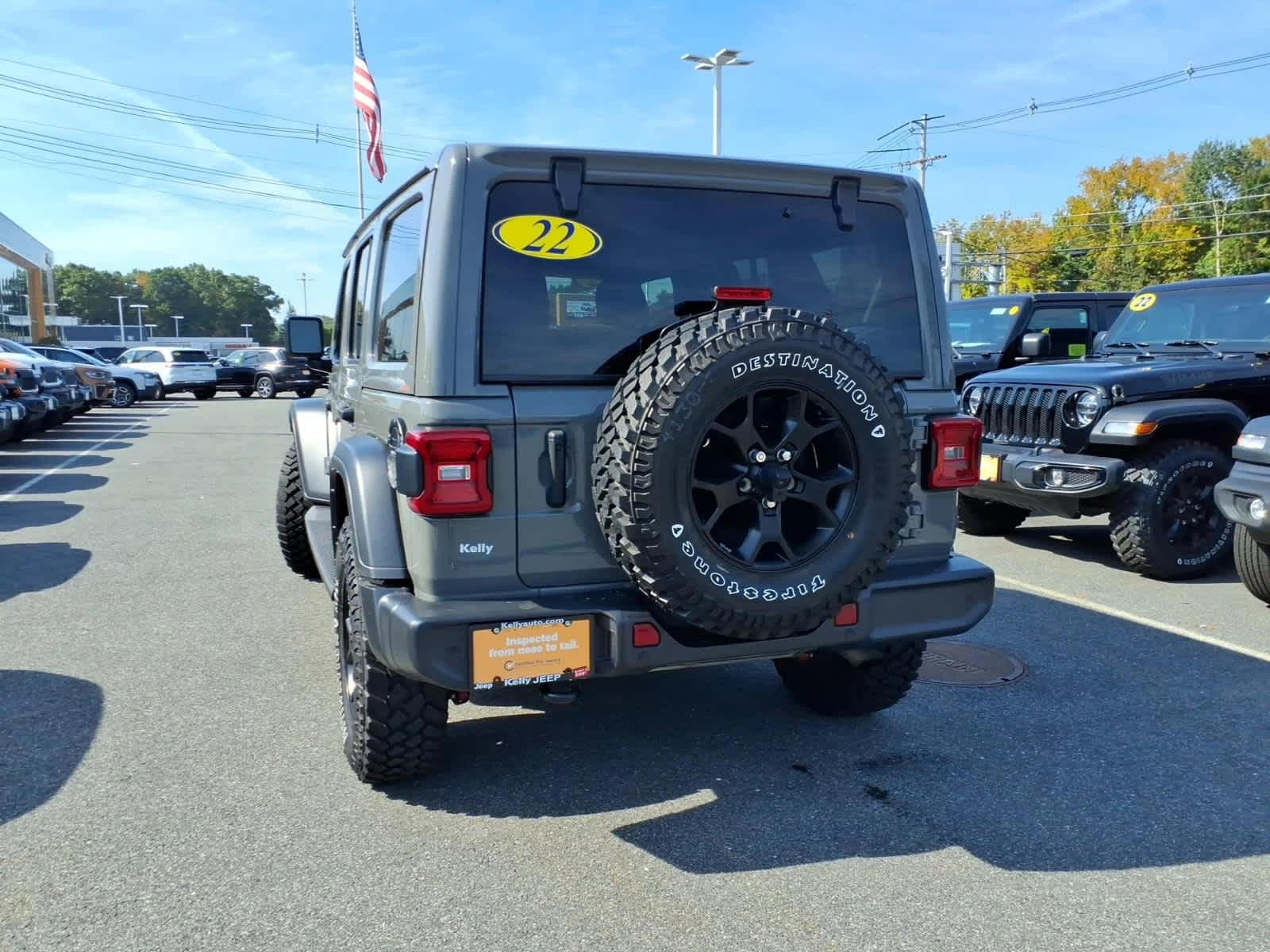 Certified Used 2022 Sting-Gray Clearcoat Jeep Unlimited Willys image 10