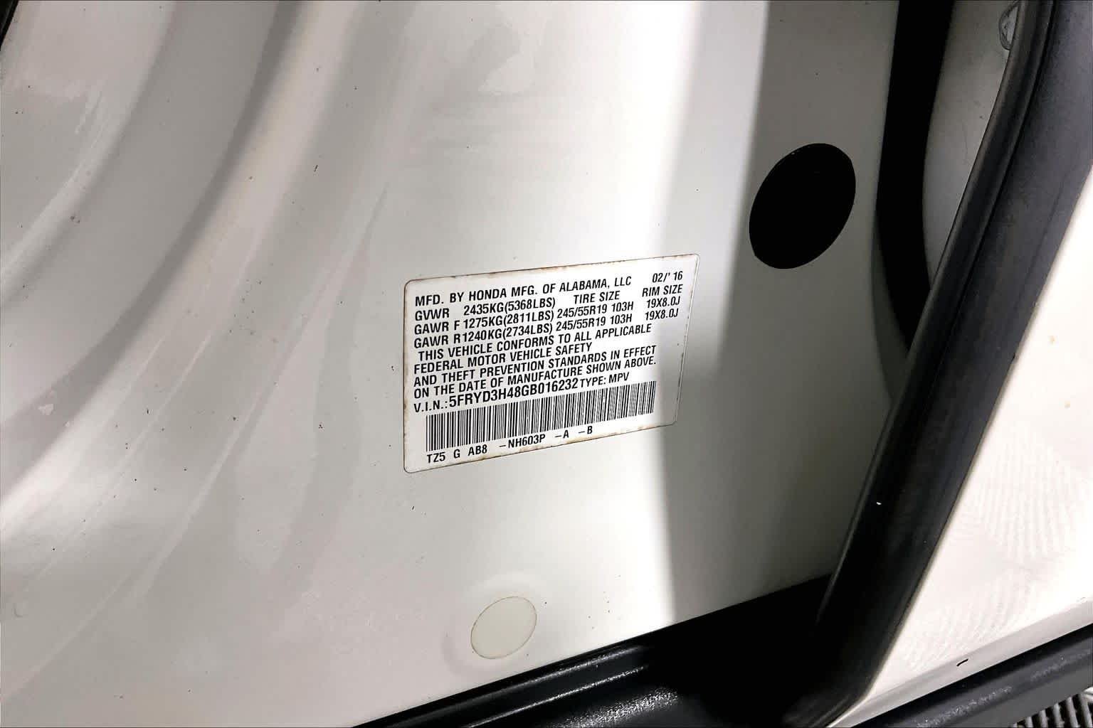 Used 2016 White Diamond Pearl Acura w/Tech image 36