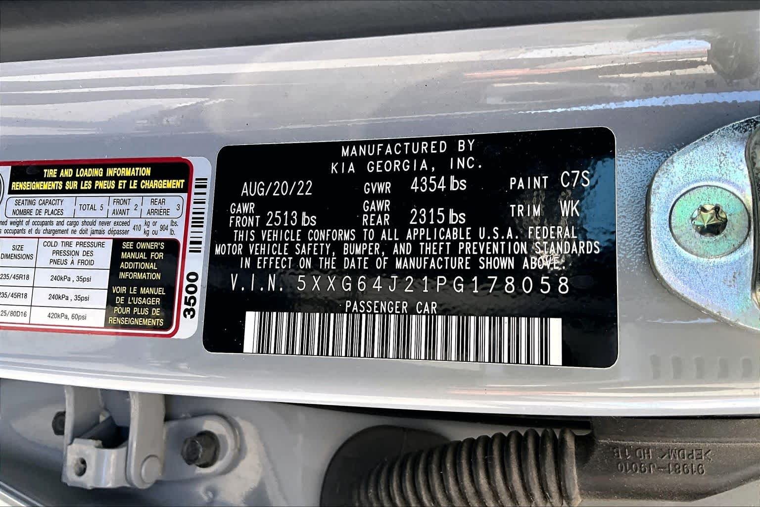 Used 2023 Wolf Gray Kia GT-Line image 37