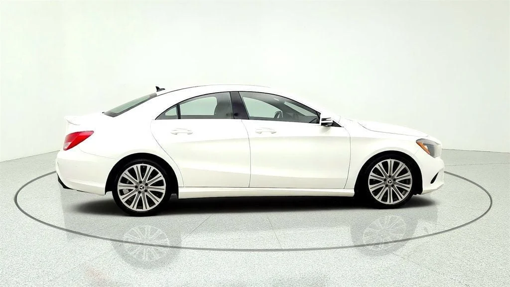 Used 2018 Polar White Mercedes-Benz CLA 250 Coupe w/ Blind Spot Assist, KEYLESS GO & 18