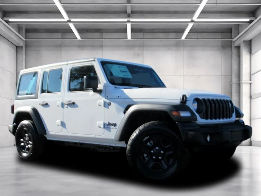 New 2026 Bright White Clear-Coat Exterior Paint Jeep Sport image 1
