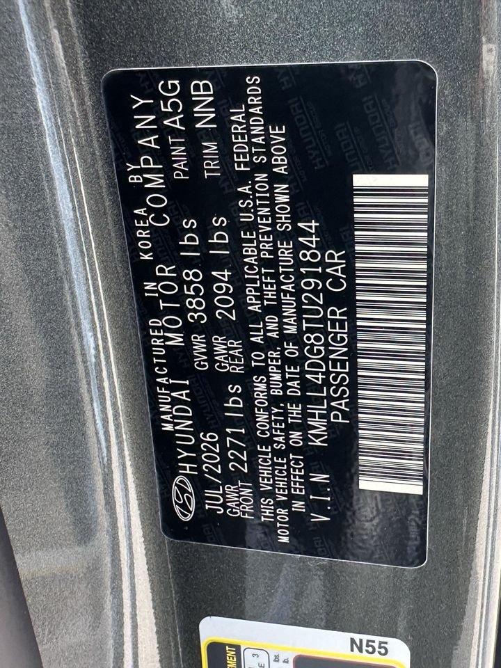 New 2026 Amazon Gray Hyundai SE image 30