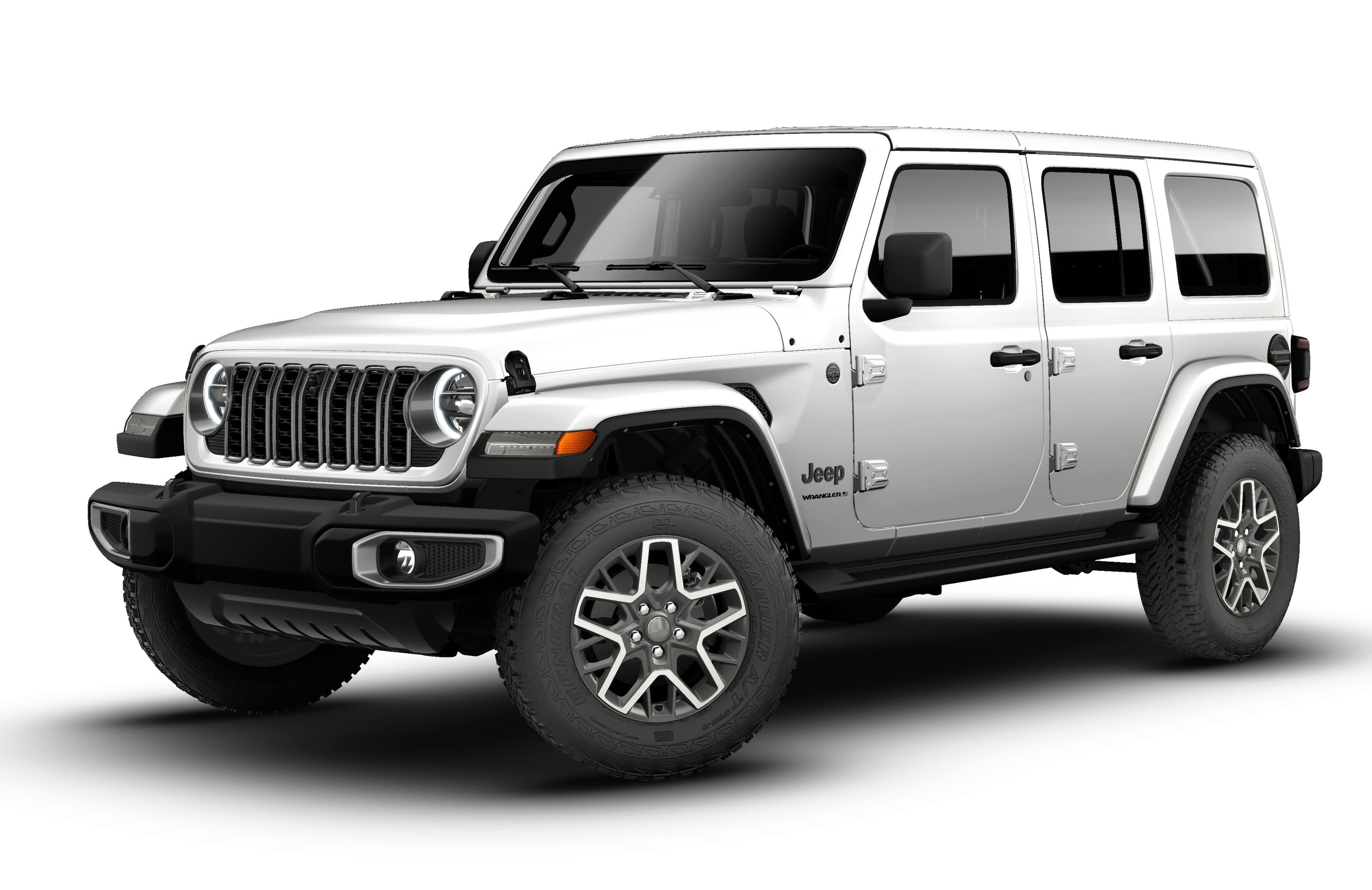 New 2026 Bright White Clear-Coat Exterior Paint Jeep Sahara image 13