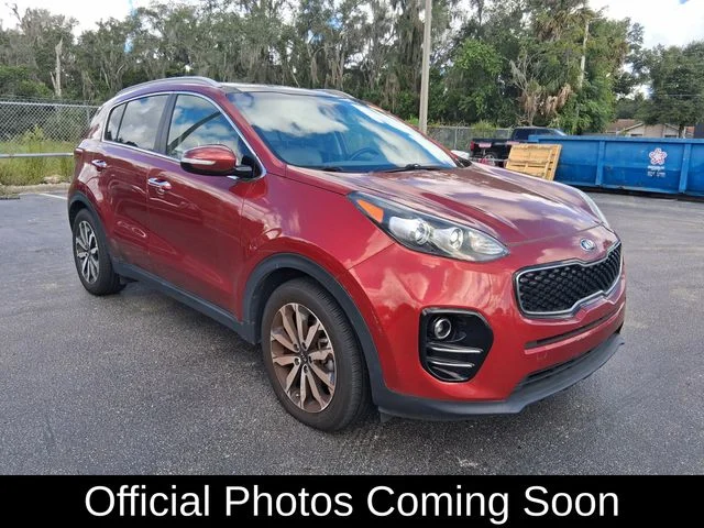 Used 2017 Red Kia EX image 1