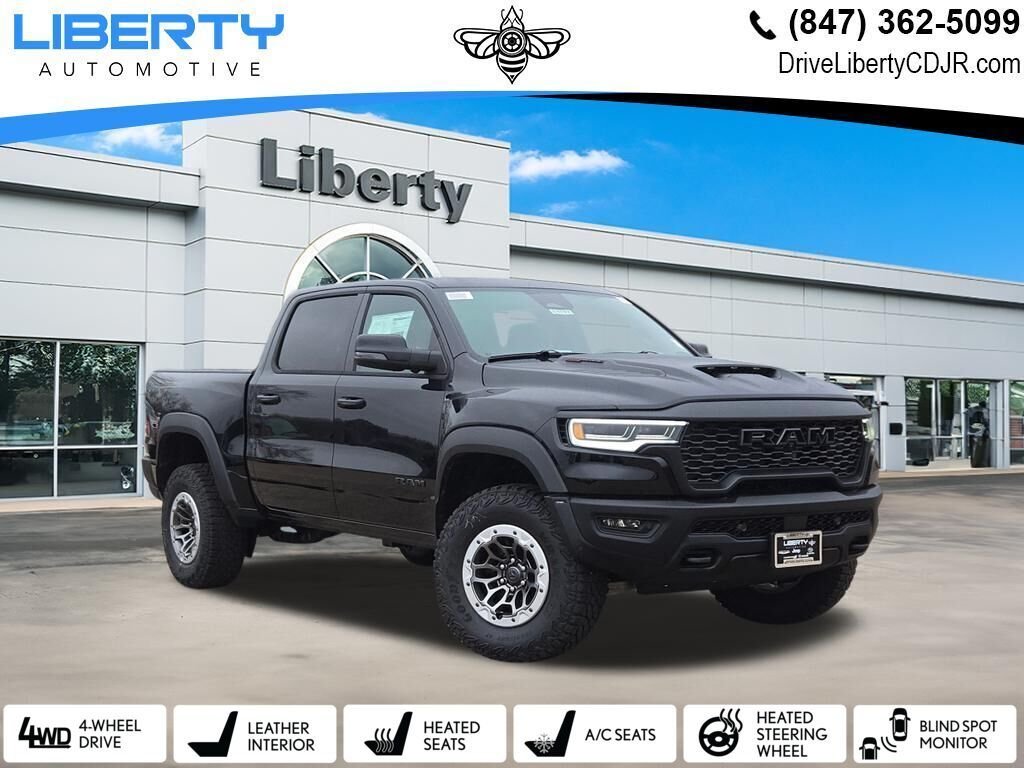 New 2026 Diamond Black Crystal Pearl-Coat Exterior Paint RAM RHO image 1