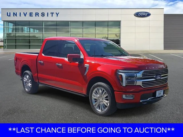 Used 2024 Red Ford Platinum image 1