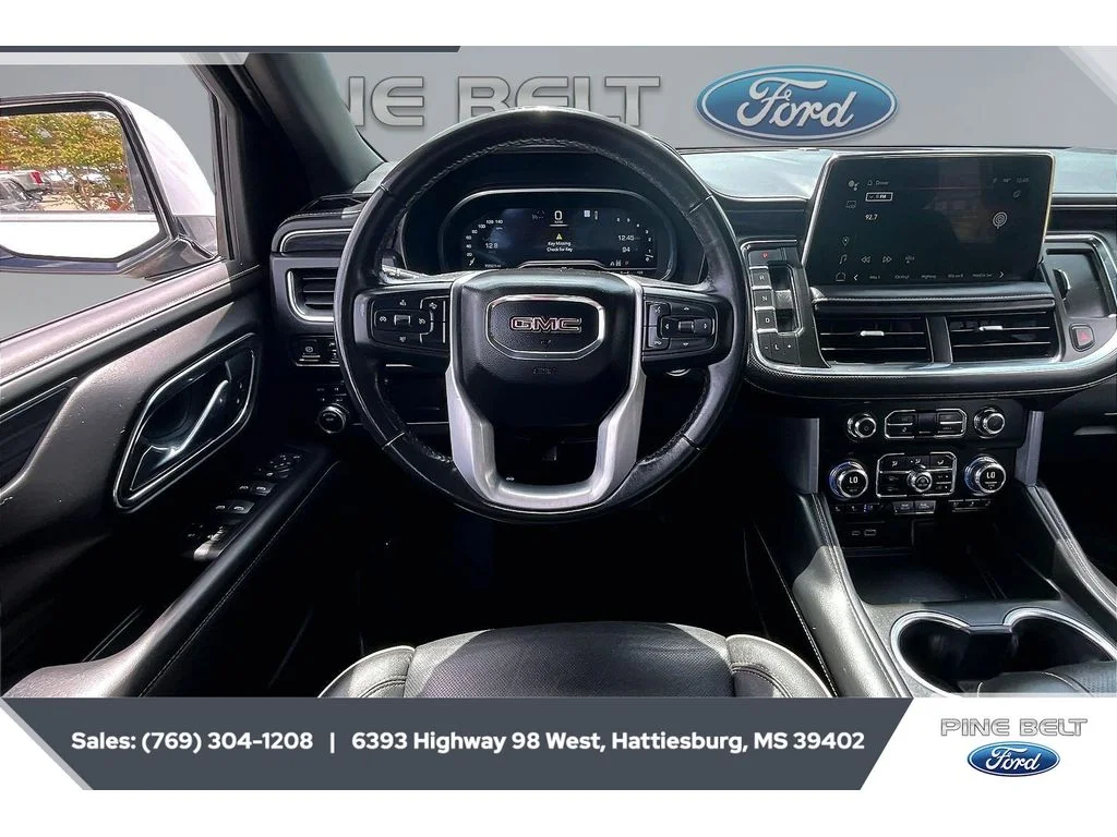 Used 2023 White Frost Tricoat GMC SLT image 5