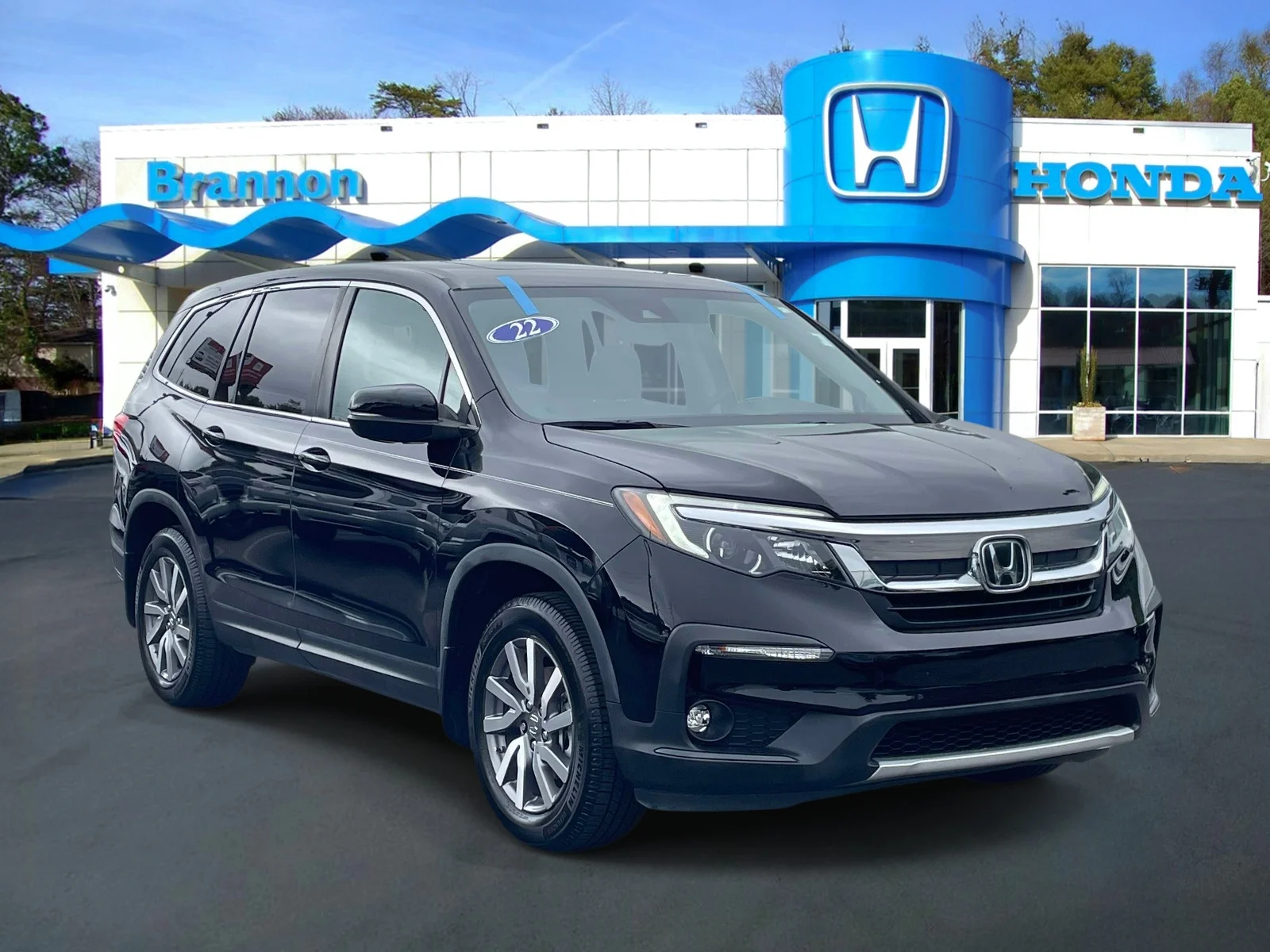 Certified Used 2022 Crystal Black Pearl Honda EX-L 2WD image 1
