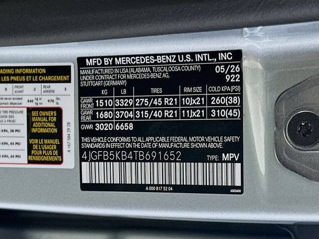 New 2026 Cirrus Silver Metallic Mercedes-Benz GLE 450 image 32