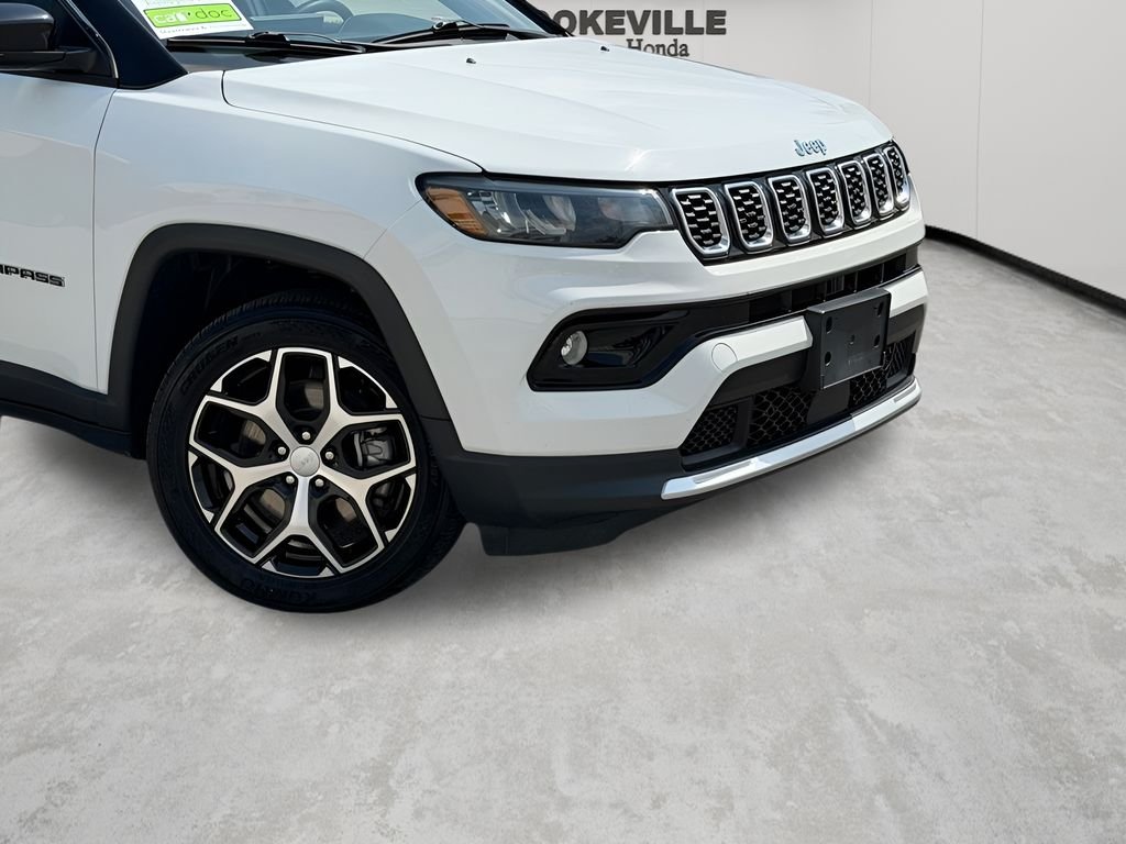 Used 2024 Bright White Clearcoat Jeep Limited image 3