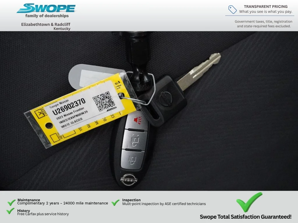 Used 2023 Glacier White Nissan SV image 31