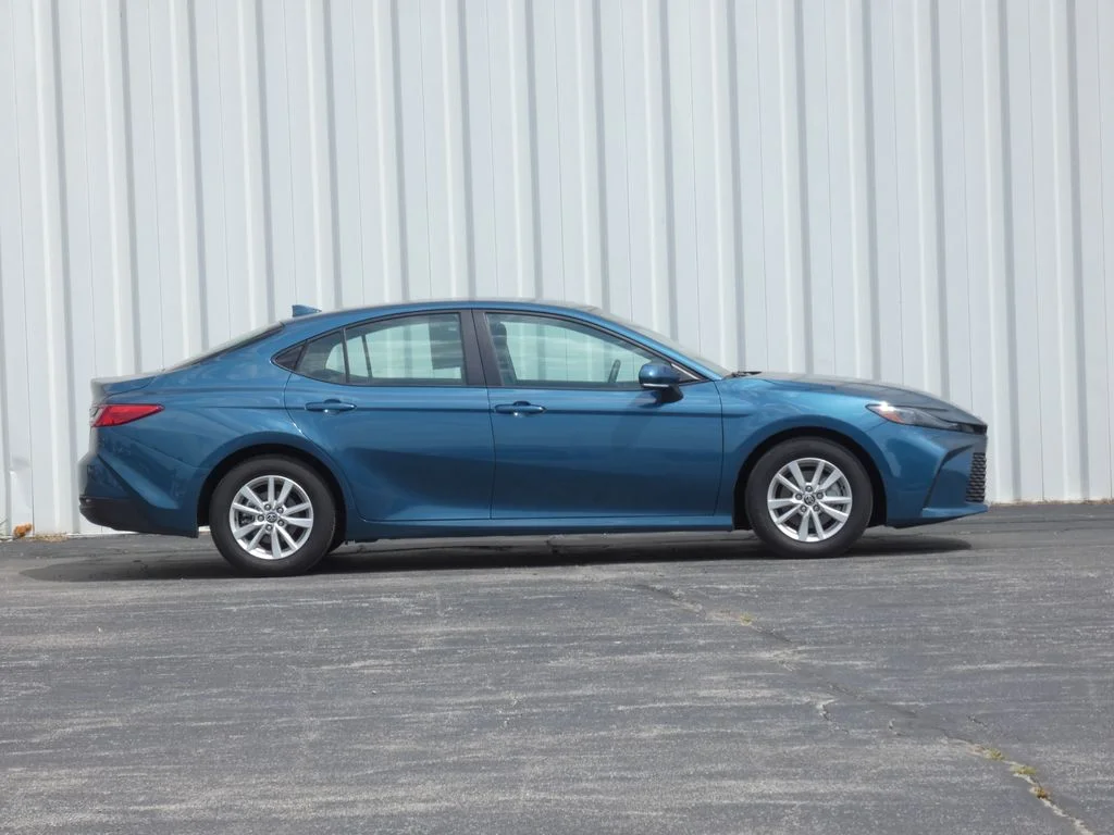 Used 2025 Blue Toyota LE image 2