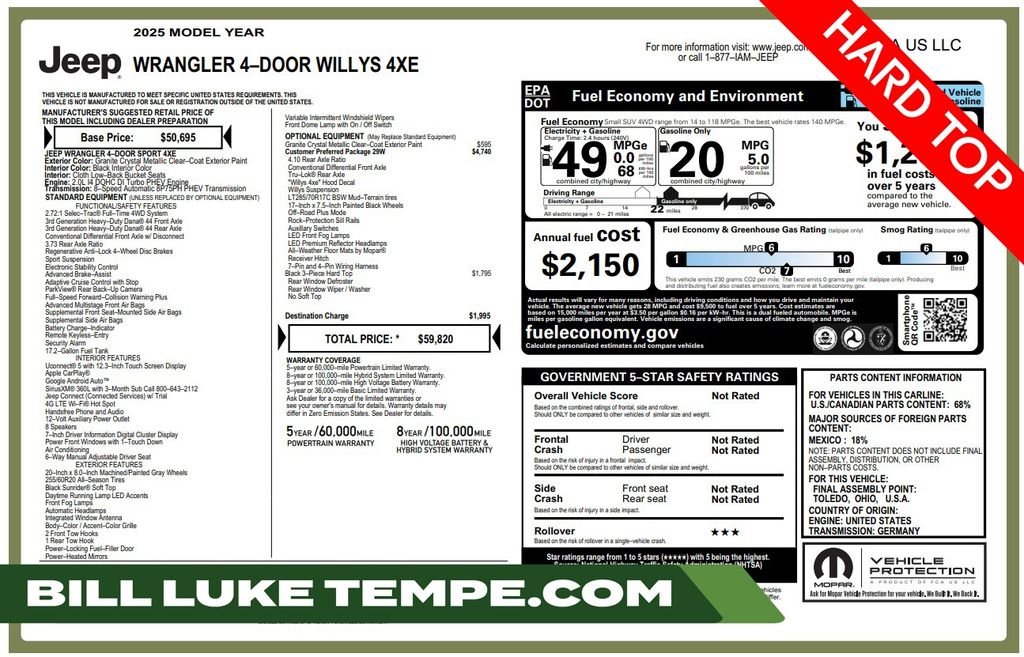 2025 Jeep Wrangler 4xe Willys 4XE's photo