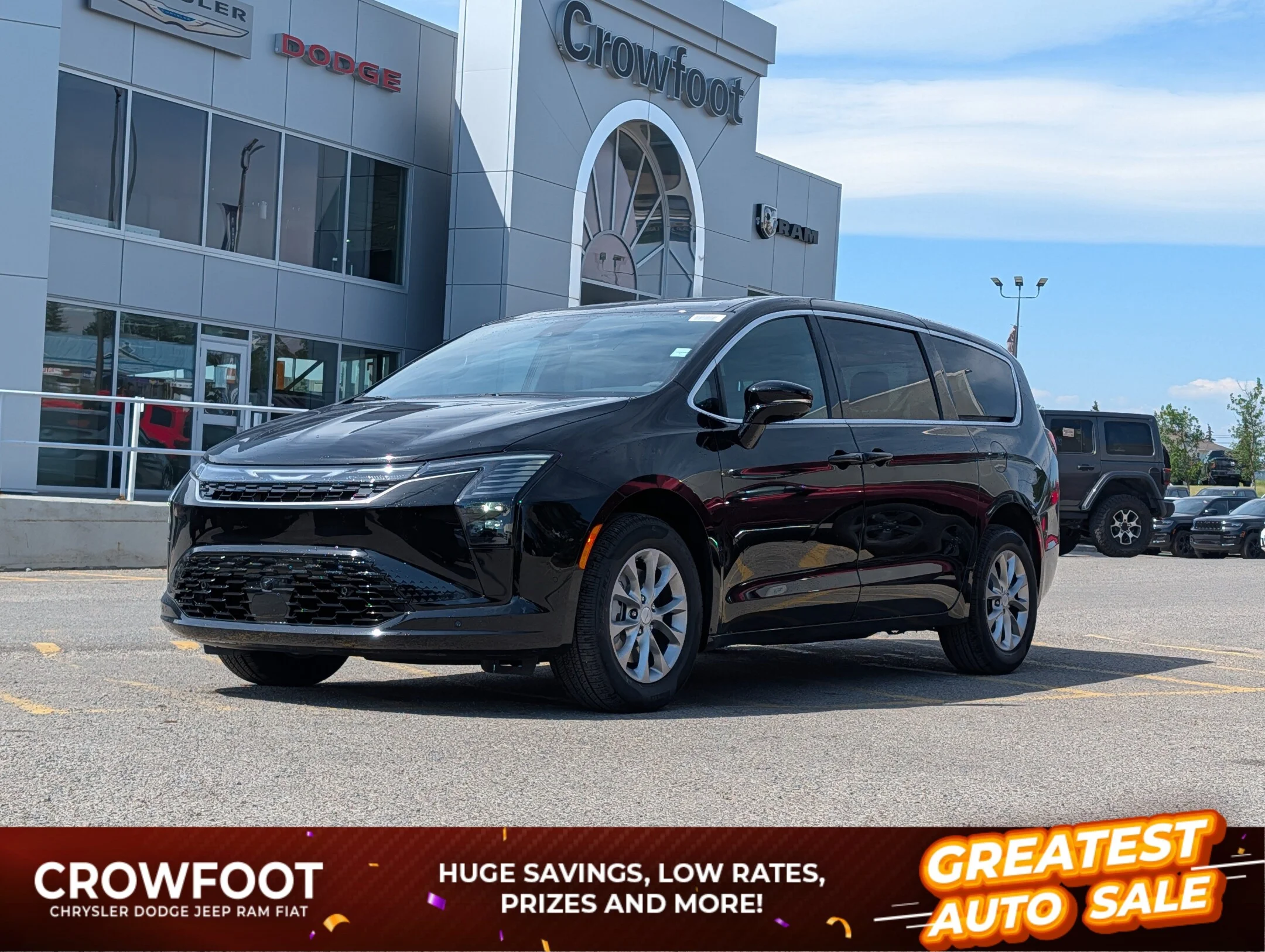 New 2027 Black Chrysler Select - - AWD - Adaptive Cruise Control - Blind Spot Monitor & More! image 1