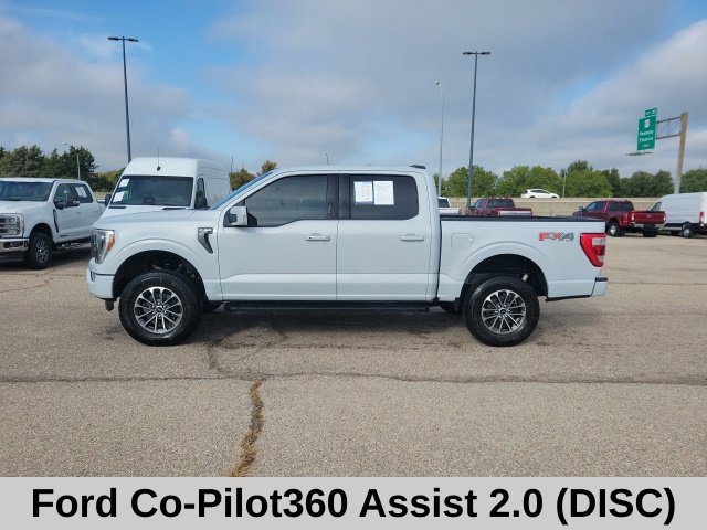 Used 2022 White Metallic Ford Lariat image 3