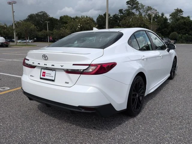 Certified Used 2025 White Toyota SE image 4