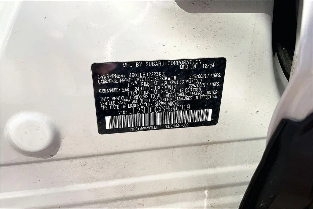 Used 2025 White Subaru Premium image 33