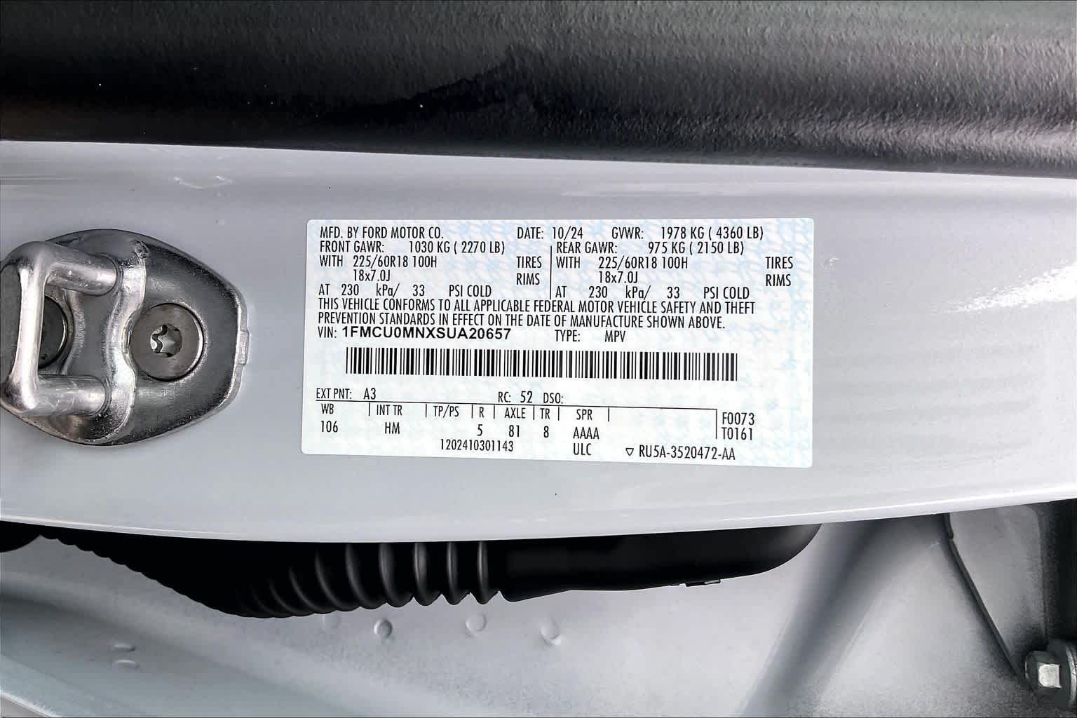 Used 2025 Space Silver Ford ST-Line image 29