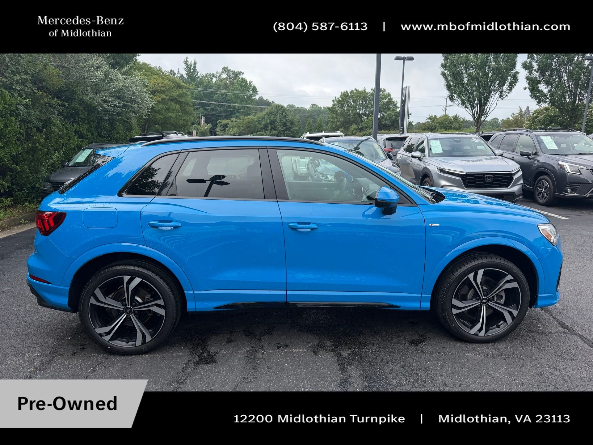 Used 2023 Blue Audi Premium Plus image 32