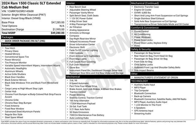 Certified Used 2024  Ram SLT image 23