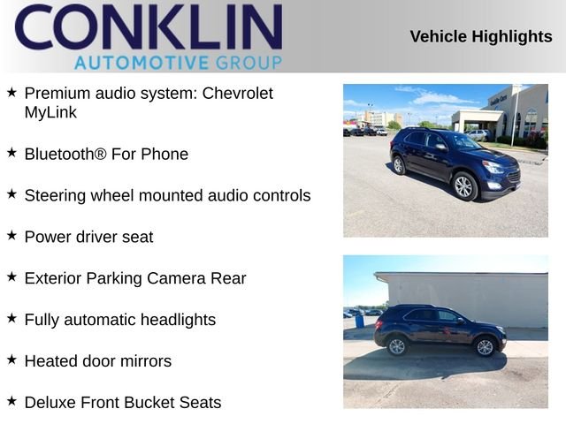 Used 2017 Chevrolet Equinox LT with VIN 2GNALCEK1H6267200 for sale in Hutchinson, KS
