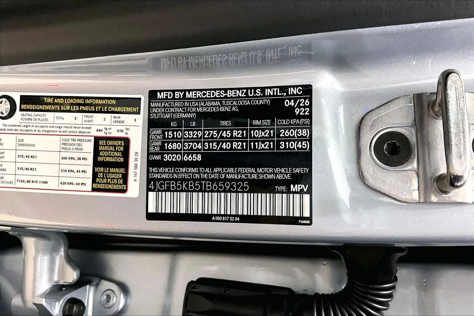 New 2026 Cirrus Silver Metallic Mercedes-Benz GLE 450 image 21