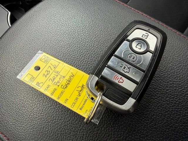 Certified Used 2018 White Platinum Clearcoat Metallic Ford Sport image 50